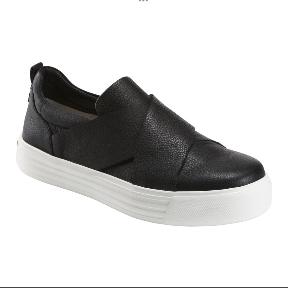 Earth Rosewood Clary leather sneakers